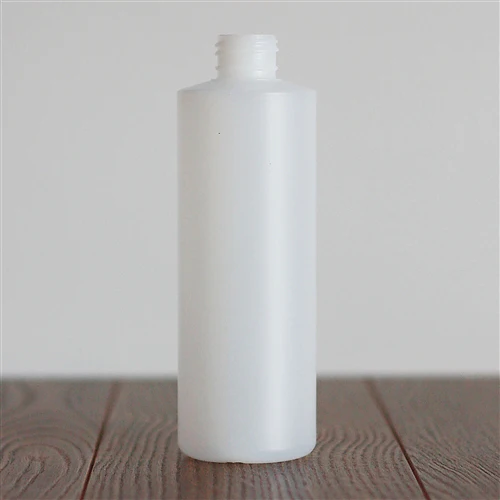250 ml Natural HDPE Cylinder with 24-410 Neck