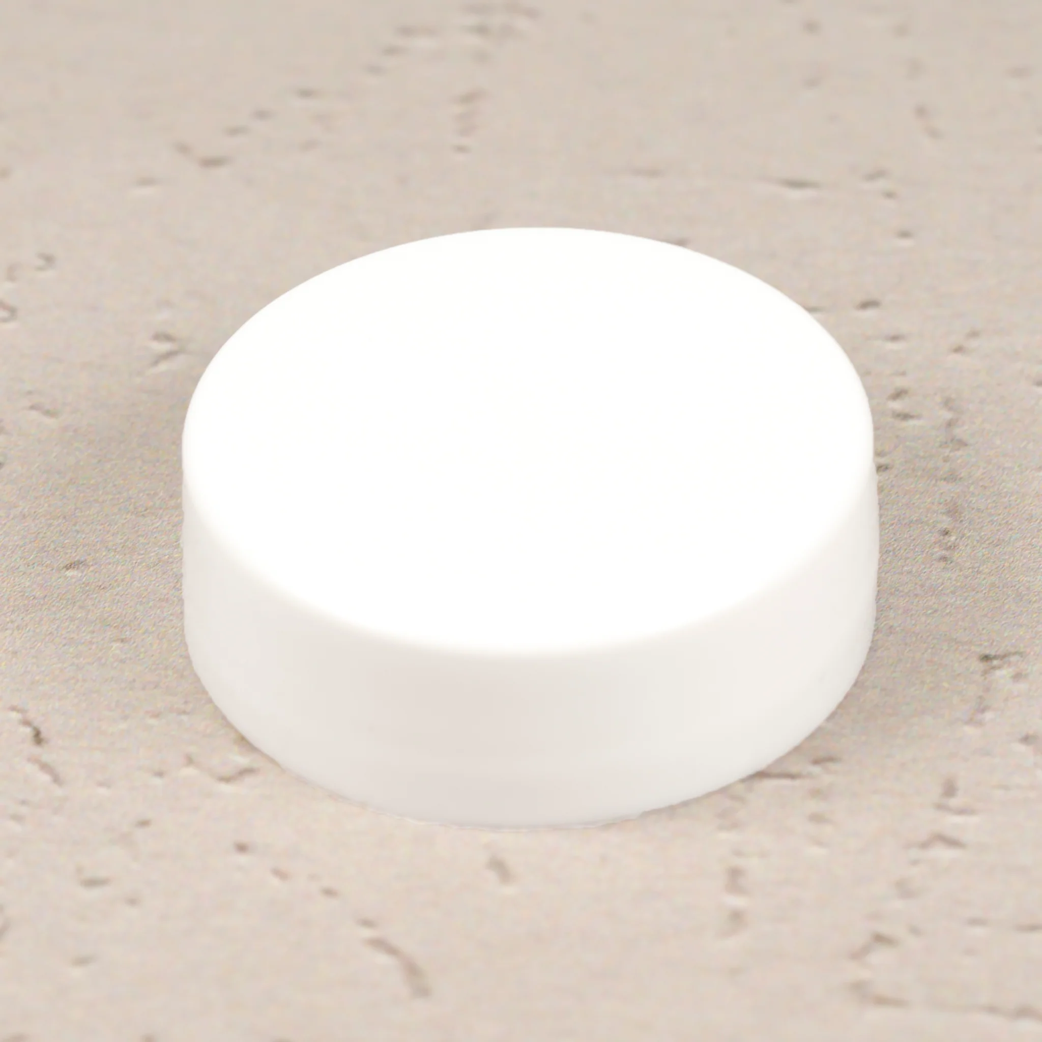 33-400 White Flat Gloss Smooth Cap
