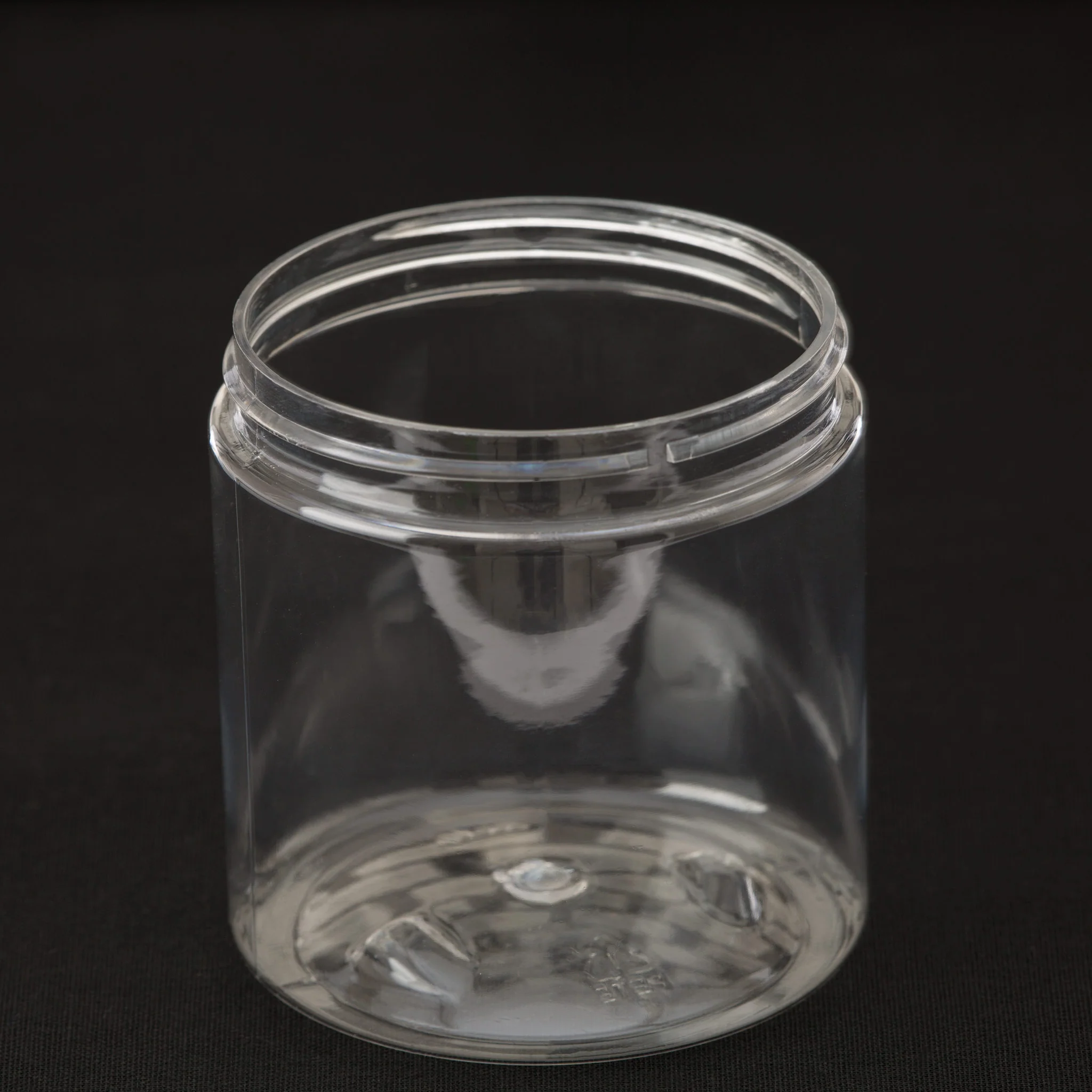 8 oz Clear Straight Sided Jar with 70-400 Neck
