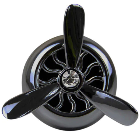 Metallic Black Fan Style Car Vent Diffuser - Image 2
