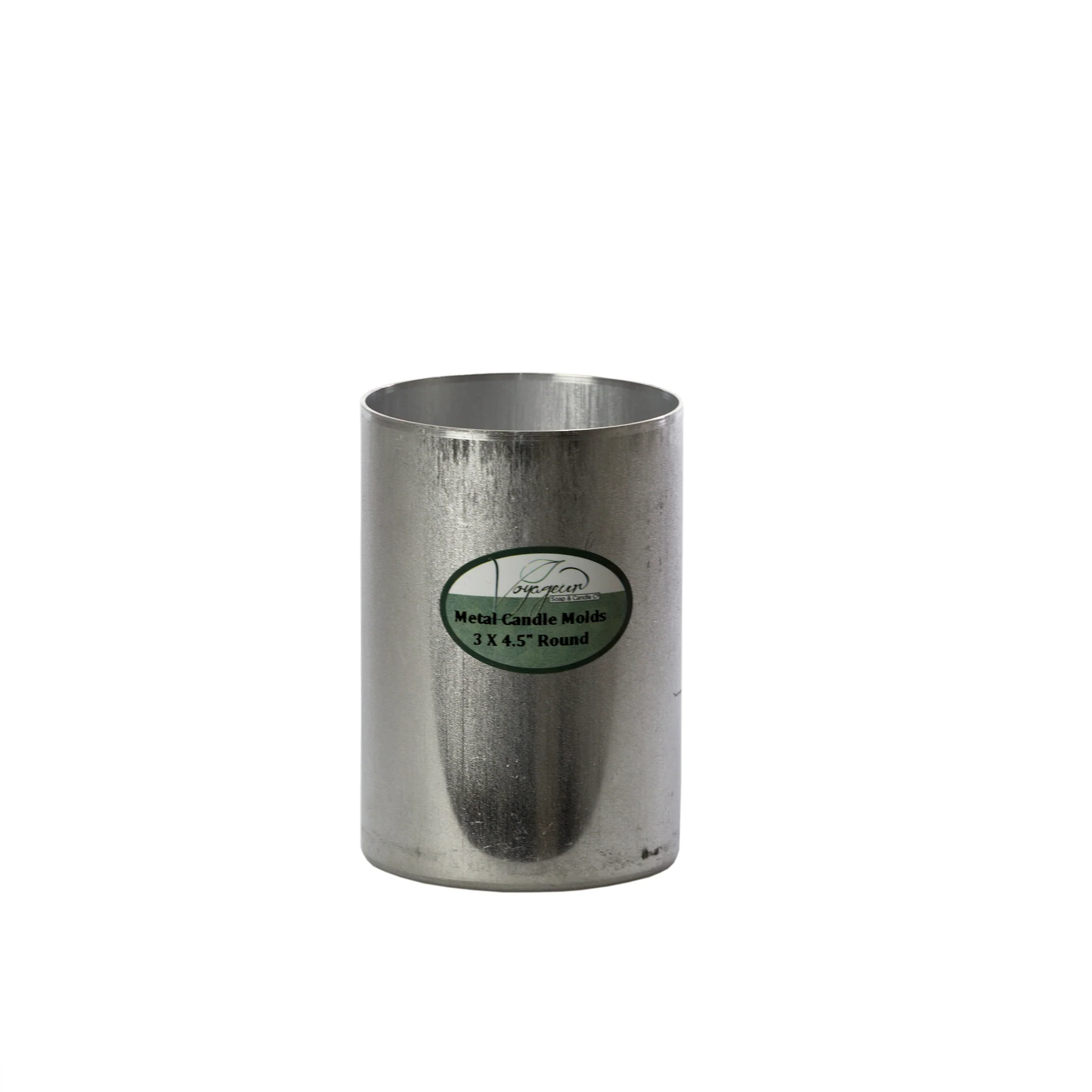 Round Metal Candle Mold 3 x 4.5"